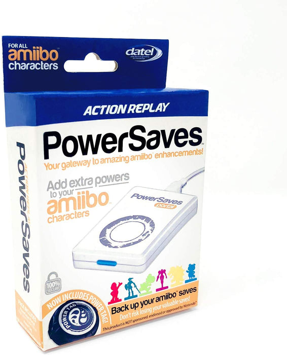 Datel Action Replay PowerSaves for Amiibo [W/Power Tag] [White]