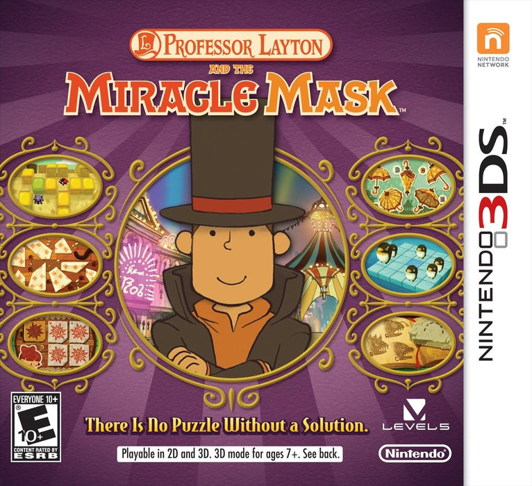 Professor Layton and the Miracle Mask - 3DS