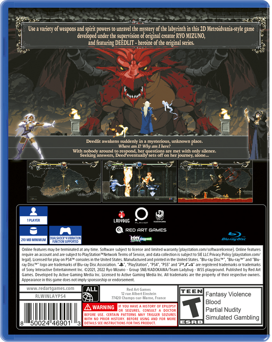 Record of Lodoss War : Deedlit in Wonder Labyrinth - PS4