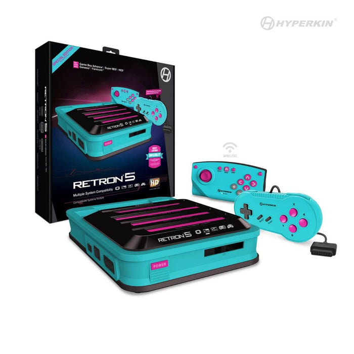 RetroN 5: HD Gaming Console For GBA/ GBC/ GB/ Super NES/ NES/ Super Famicom/ Famicom/ Genesis/ Mega Drive/ Master System (Hyper Beach)