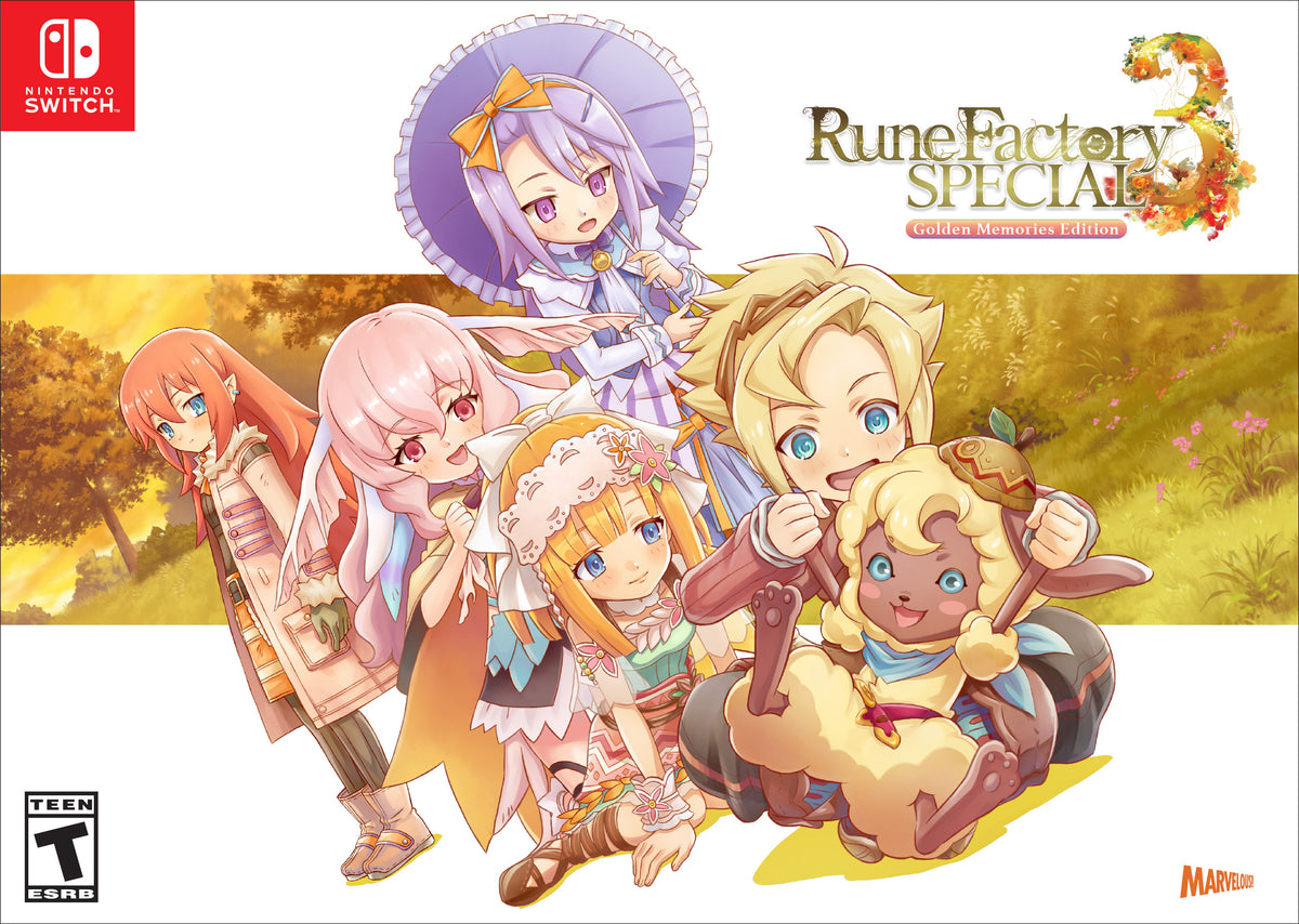RUNE FACTORY SPECIAL GOLDEN MEMORIES SWITCH — - Main Image