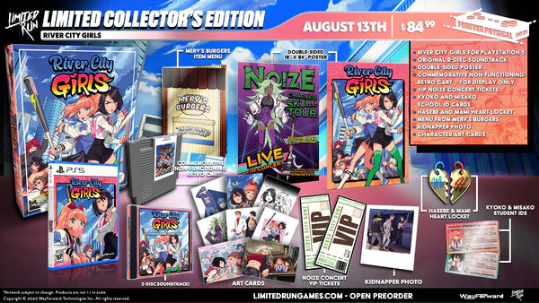 RIVER CITY GIRLS COLLECTORS EDITION [LIMITED RUN GAMES #10] - Playstation 5