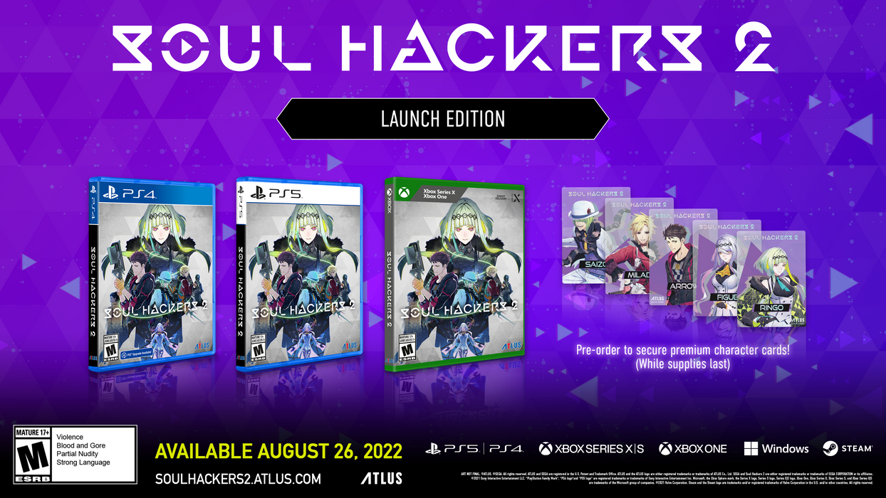 Soul Hackers 2 Launch Edition - PlayStation 4