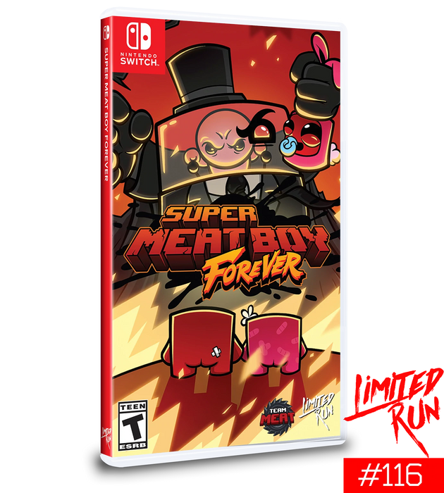 SUPER MEAT BOY FOREVER [LIMITED RUN GAMES #116] - SWITCH