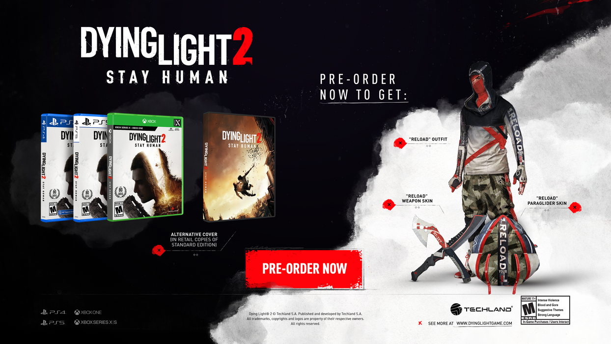 Dying Light 2 Stay Human - XBOX ONE / XBOX SERIES X — VIDEOGAMESPLUS.CA