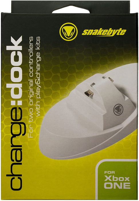 SNAKEBYTE Dual Charge Dock (White) - XBOX ONE