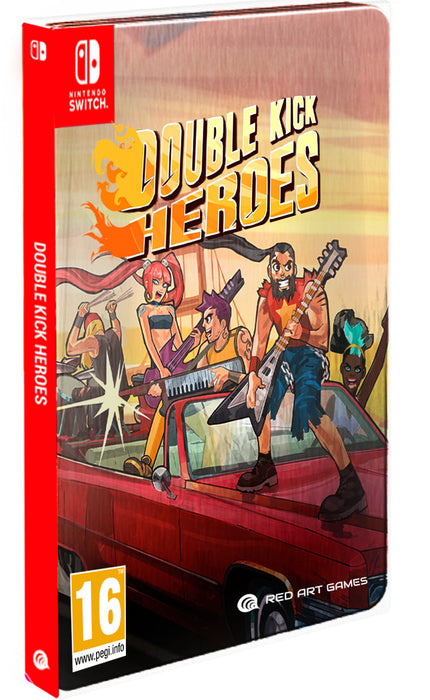 DOUBLE KICK HEROES [STEEL BOOK] - SWITCH [RED ART GAMES]