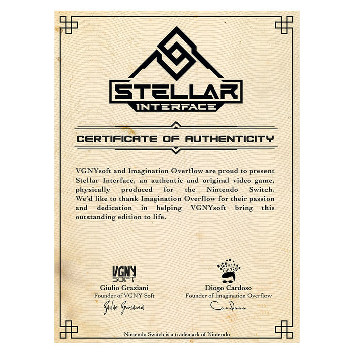 Stellar Interface [Standard Edition] - SWITCH [VGNY SOFT]