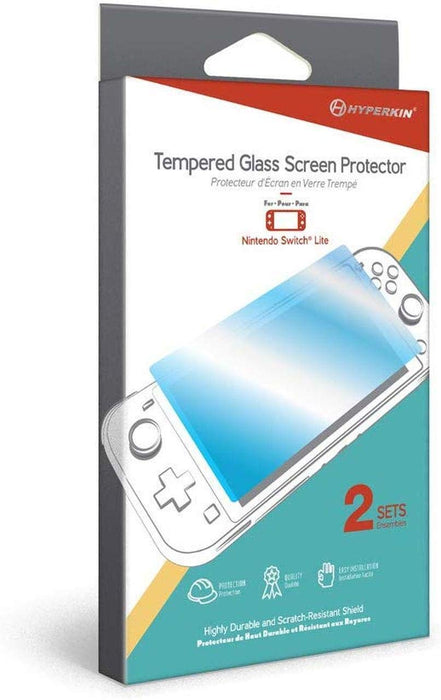 HYPERKIN Tempered Glass Screen Protector for Nintendo Switch Lite 2 Set - SWITCH