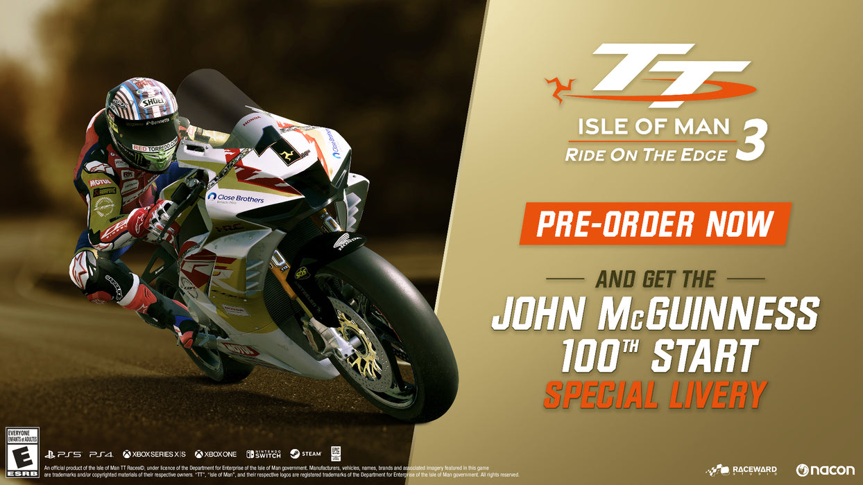 TT ISLE OF MAN RIDE ON THE EDGE XBOX ONE/XBOX SERIES X