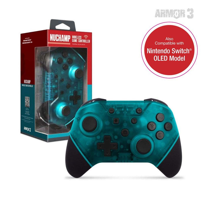 "NuChamp" Wireless Game Controller For Switch®/Switch® Lite (Turquoise) - SWITCH