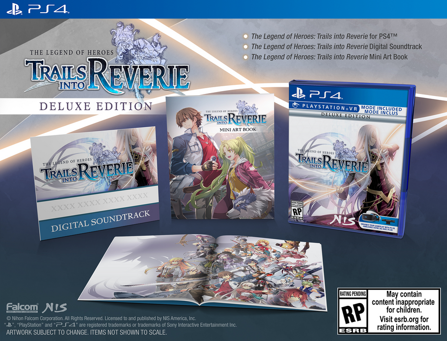 THE LEGEND OF HEROES TRAILS INTO REVERIE DELUXE EDITION - PS4