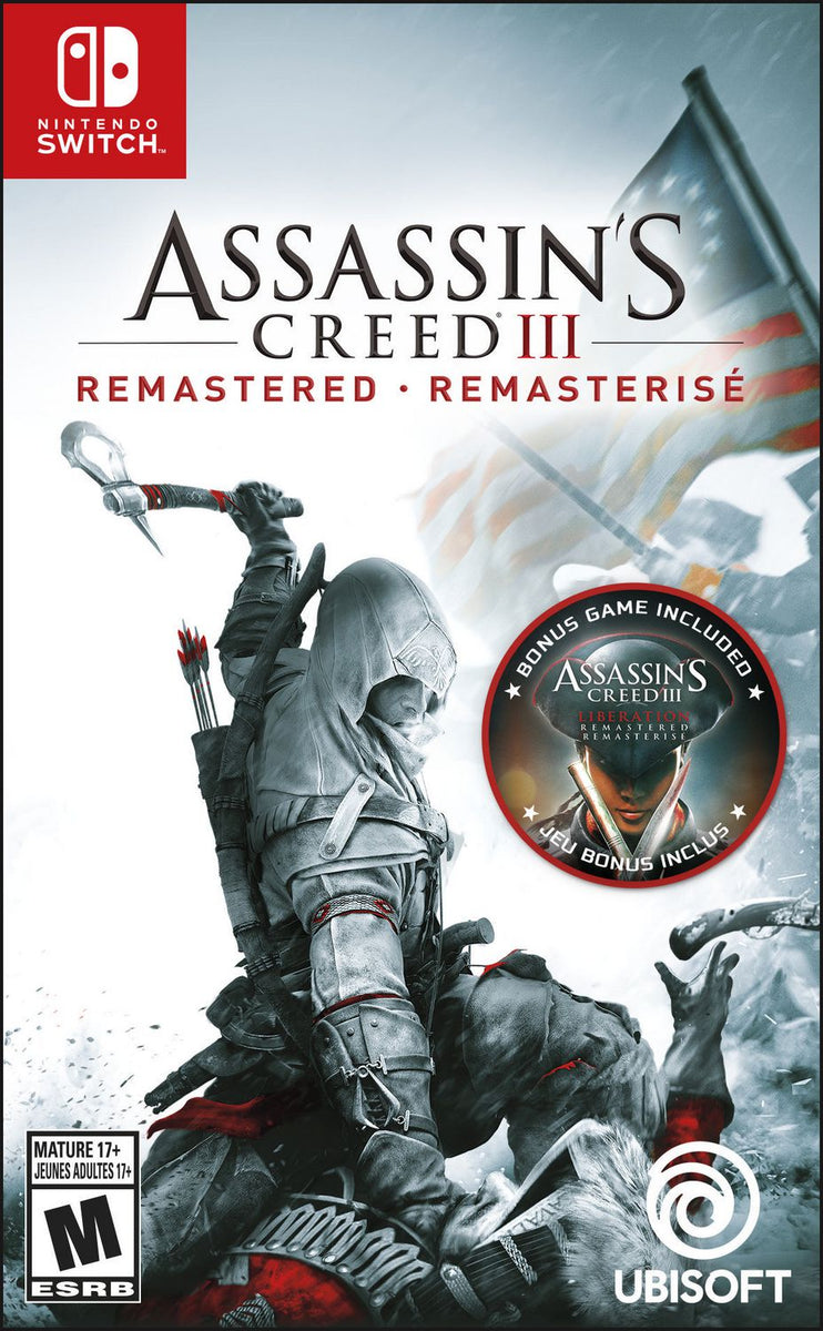 Assassins Creed 3 Remastered - Nintendo Switch — VIDEOGAMESPLUS.CA