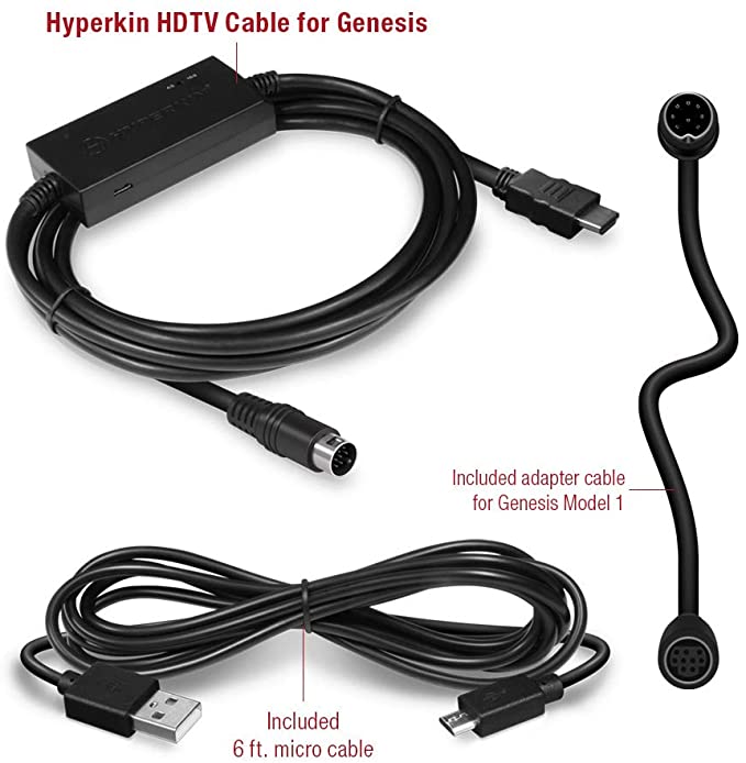 Hyperkin HD Cable For Wii - Upgrade To 480p Resolution On HDTVs With 7ft Cable