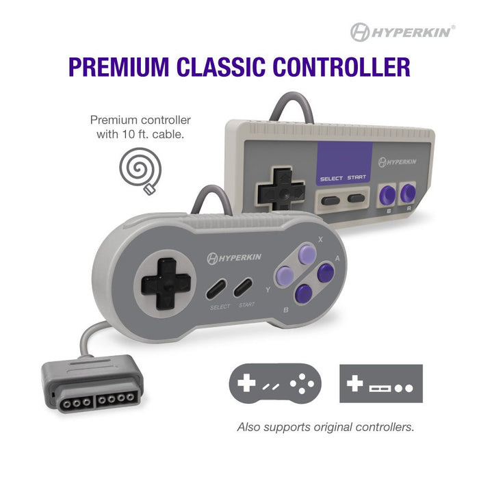 Hyperkin RetroN 2 HD Gaming Console for NES®/ Super NES®/ Super Famicom™ (Gray)