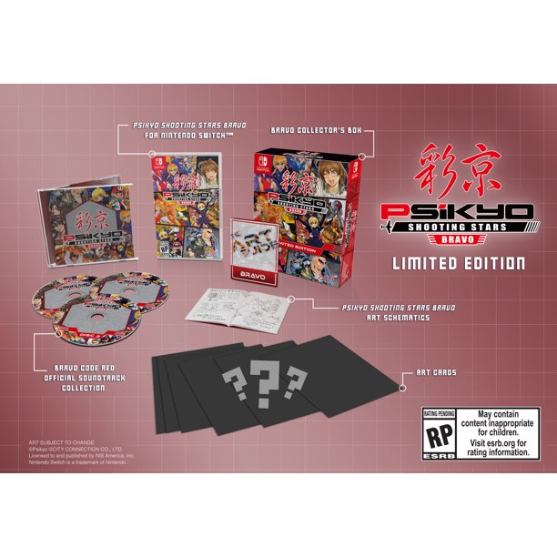 Psikyo Shooting Stars BRAVO Limited Edition - SWITCH