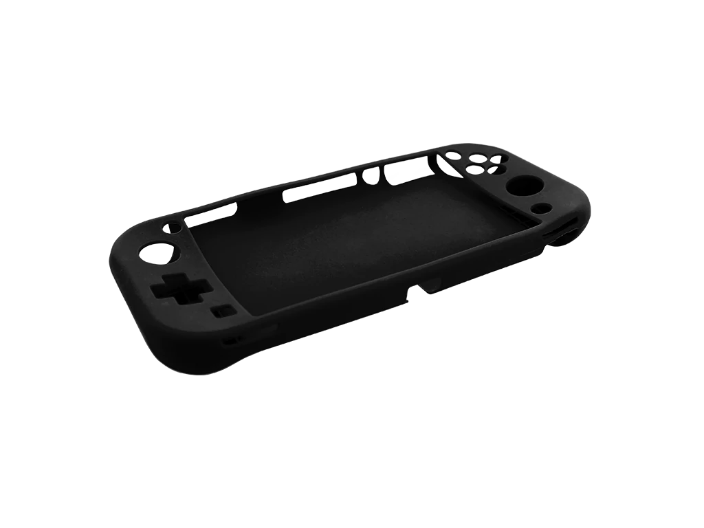SILICONE GRIP COVER BLACK - SWITCH-LITE — VIDEOGAMESPLUS.CA