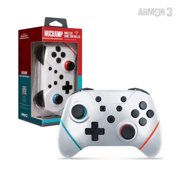 "NuChamp" Wireless Game Controller For Switch®/Switch® Lite (White) - SWITCH