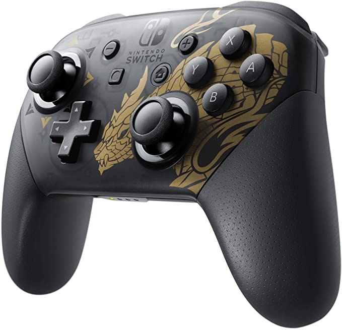 SWITCH PRO CONTROLLER MONSTER HUNTER RISE EDITION - SWITCH