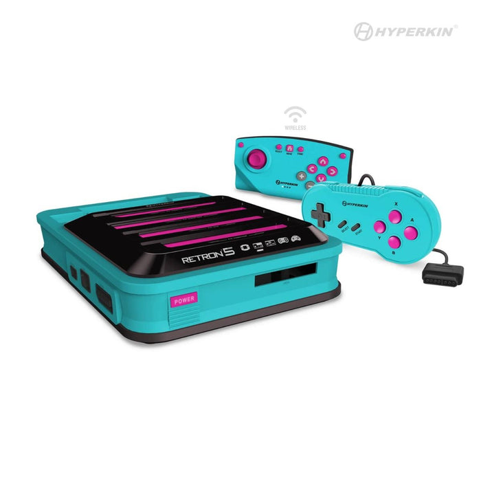 Retron Game System RetroN 5: HD Gaming Console For GBA/ GBC/ GB/ Super NES/ NES/ Super Fa ...