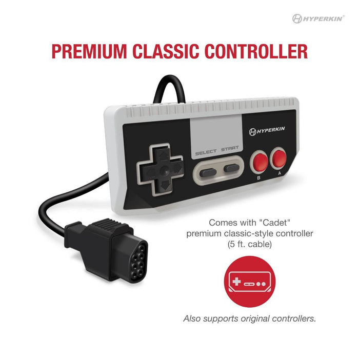 Hyperkin RetroN 1 AV Gaming Console for NES® (Gray) — VIDEOGAMESPLUS.CA