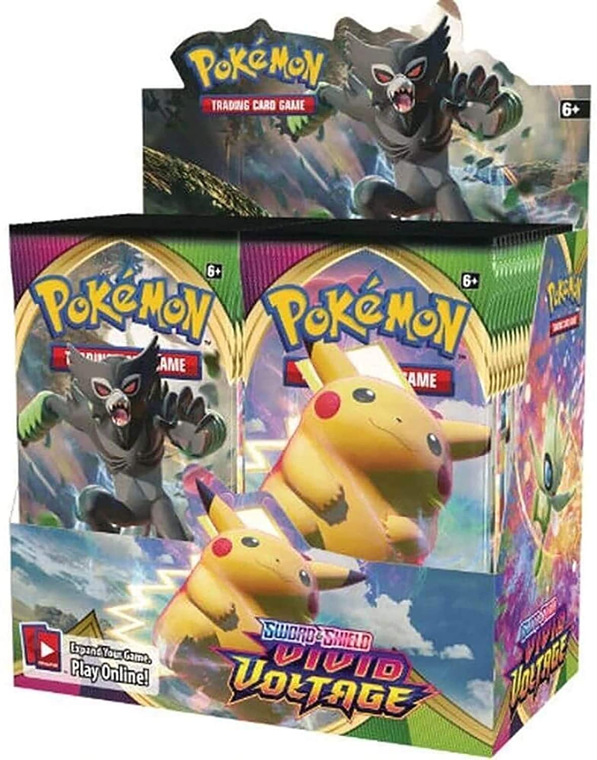 ポケモン ポケカ Vivid voltage box TCG - POKEMON VIVID VOLTAGE BOOSTER BOX — VIDEOGAMESPLUS.CA