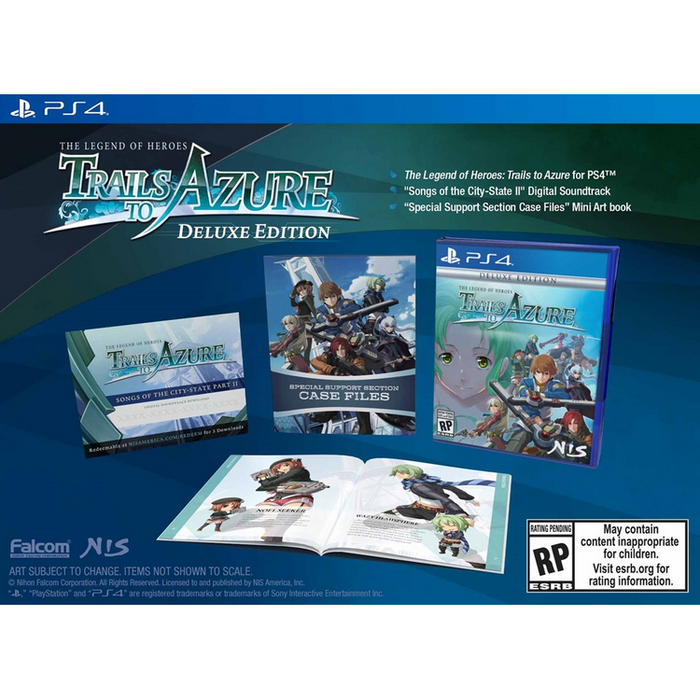 THE LEGEND OF HEROES TRAILS TO AZURE DELUXE EDITION - PS4