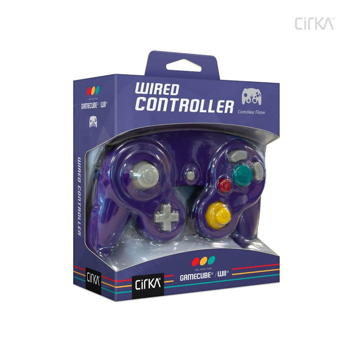 CirKa Wired Controller for GameCube®/ Wii® (Purple Black)