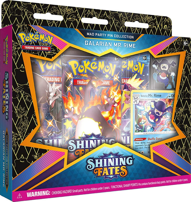 TCG - POKEMON SHINING FATES MAD PARTY PIN COLLECTION GALARIAN MR.RIME