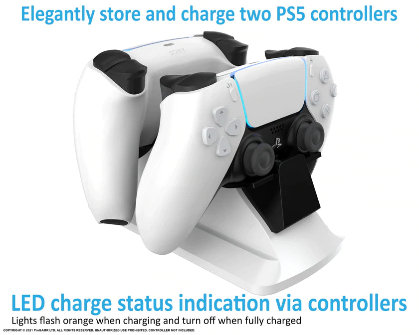 PRO GAMR DUAL CONTROLLER CHARGE STATION - PS5