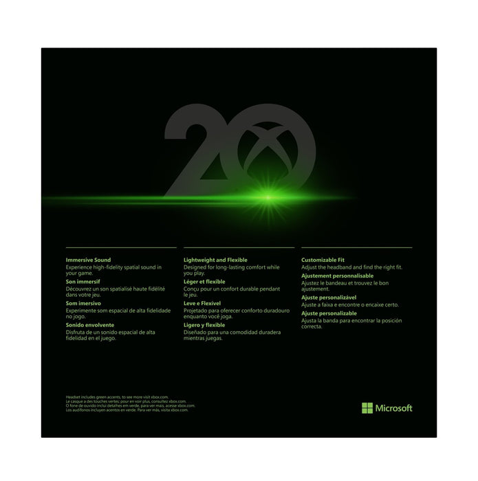 XBSX WIRED STEREO HEADSET 20TH ANNIVERSARY LE - XBS
