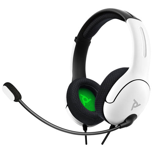 PDP GAMING LVL40 WIRED STEREO GAMING HEADSET: WHITE - XBS, XB1