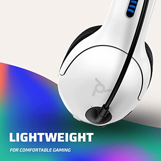 PDP GAMING LVL50 WIRELESS STEREO GAMING HEADSET: WHITE - PS5/PS4