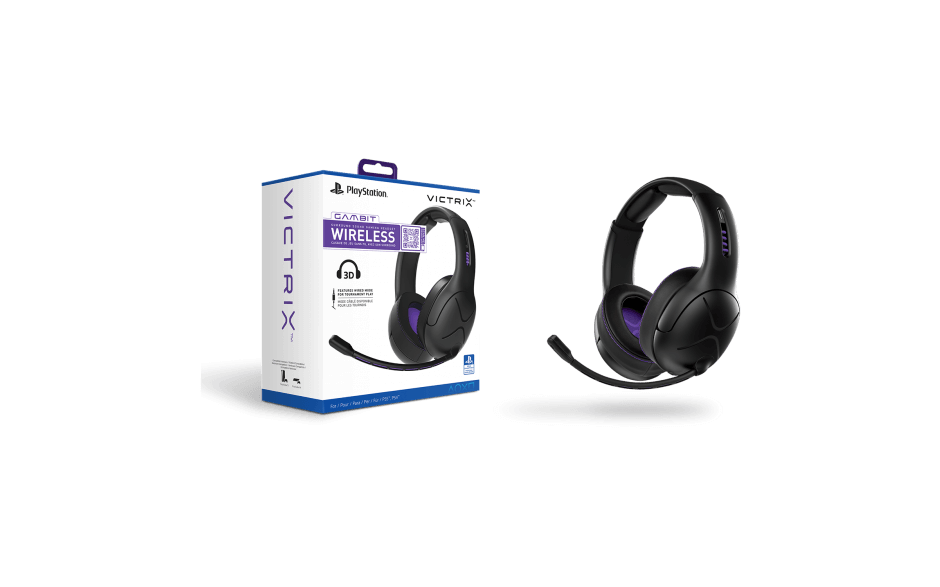PDP VICTRIX GAMBIT WIRELESS GAMING HEADSET FOR PS5, PS4,PC