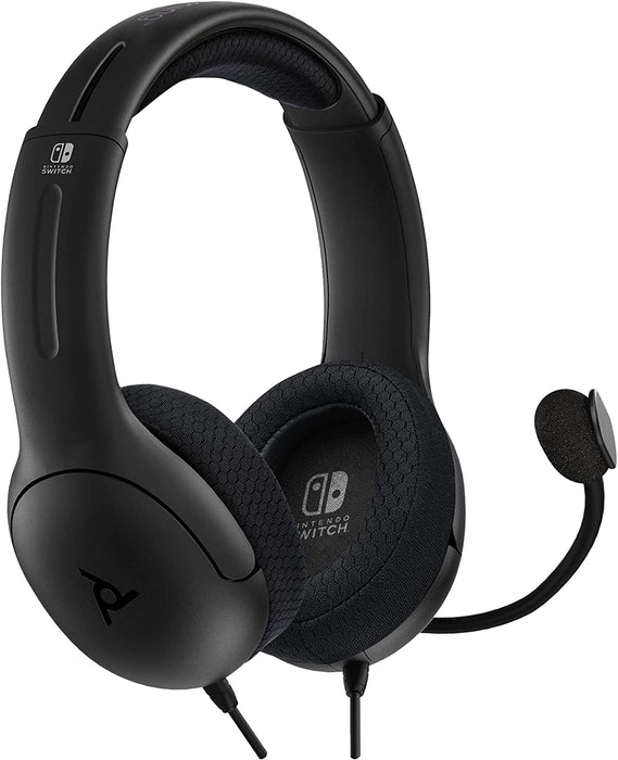 PDP GAMING LVL40 WIRED STEREO GAMING HEADSET WITH NOISE CANCELLING MICROPHONE: BLACK - SWITCH