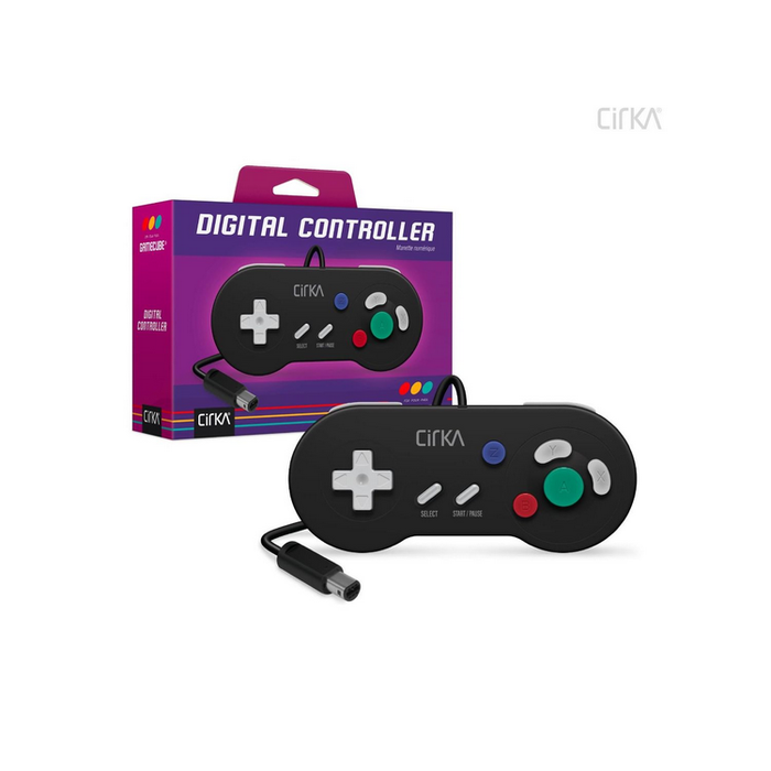 Digital Controller for GameCube® - CirKa (Black) - GameCube