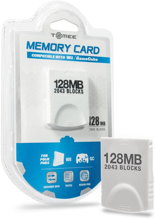 Wii & GameCube 128MB Memory Card (Tomee) - Wii / GC