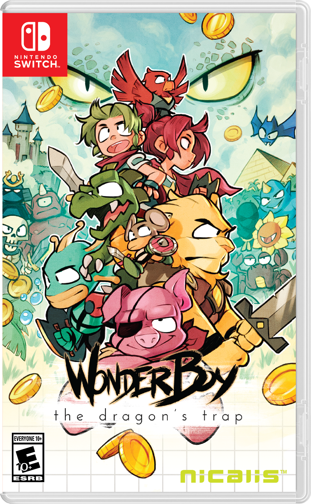 Wonder Boy The Dragons Trap (Only Ships in Canada) - Nintendo