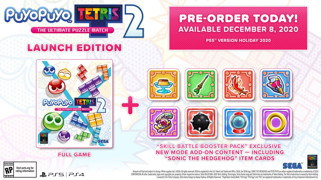 Puyo Puyo Tetris 2 [Launch Edition] - PS4