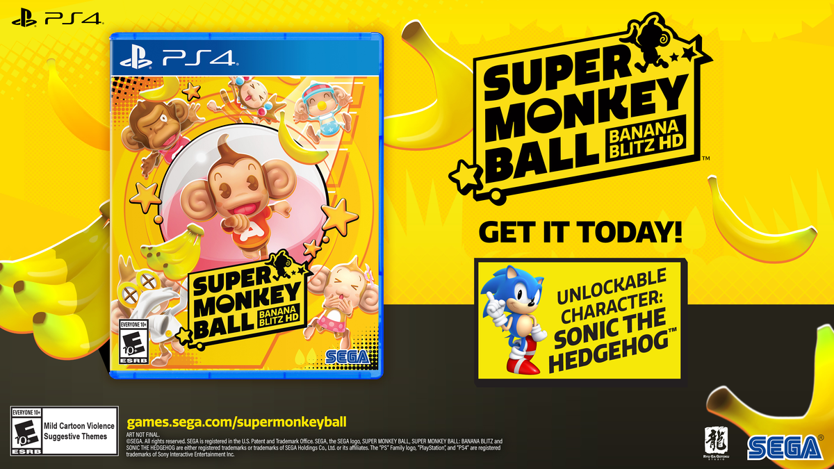 Super Monkey Ball Banana Blitz HD - PS4
