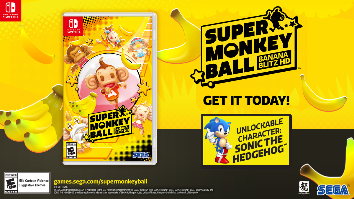 Super Monkey Ball Banana Blitz HD - SWITCH