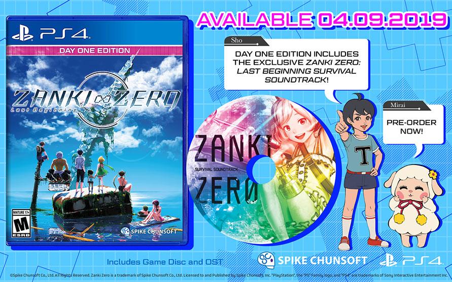Zanki Zero Last Beginning (Day One Edition) - PlayStation 4