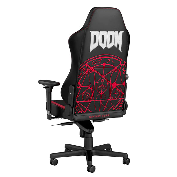 NOBLECHAIRS HERO SERIES DOOM EDITION - GAMING CHAIR [ONLY SHIPS IN CANADA - FREE SHIPPING]