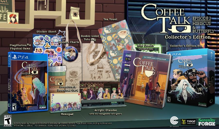 COFFEE TALK EPISODE 2 HIBISCUS & BUTTERFLY COLLECTORS EDITION - PS4