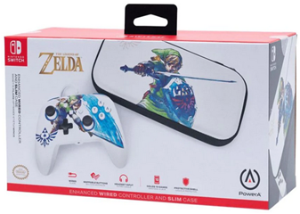 Controller Nintendo Switch Cover Zelda POWER A ENHANCED WIRED