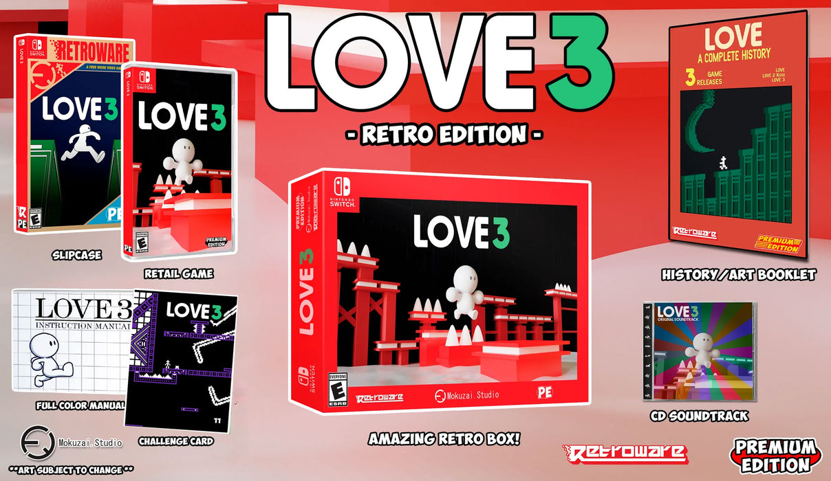 LOVE 3 [RETRO EDITION] [PREMIUM EDITION GAMES SERIES 5] - SWITCH —  VIDEOGAMESPLUS.CA