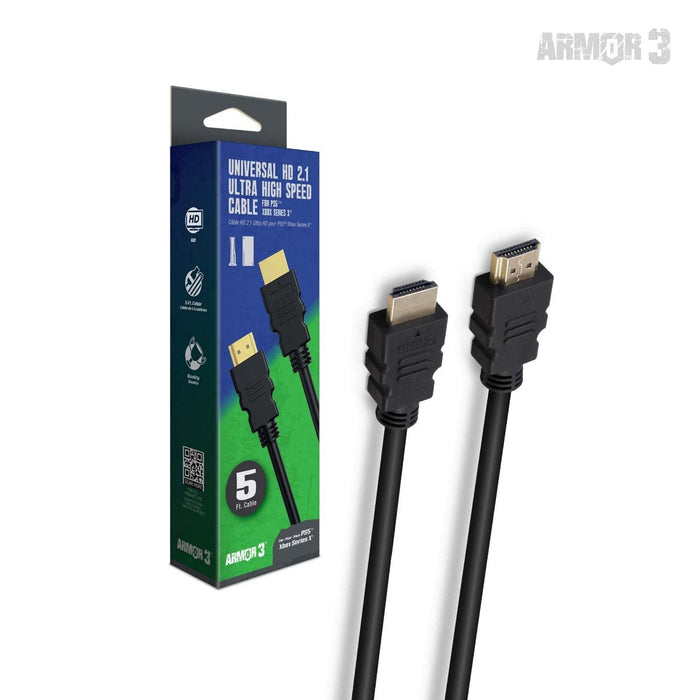Universal 5 FT. HDMI 2.1 Ultra High-Speed Cable [ARMOR 3]