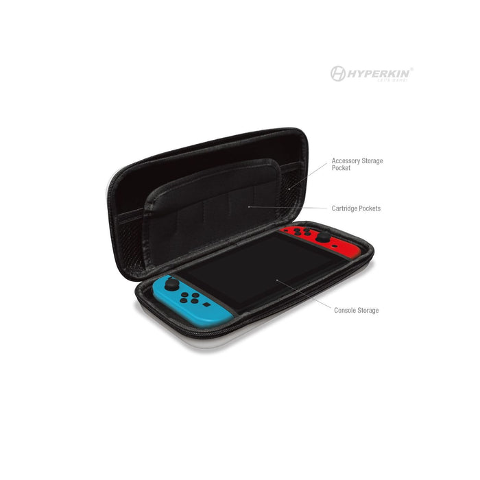EVA Hard Shell Carrying Case (White/Black) for Nintendo Switch® OLED Model / Switch®