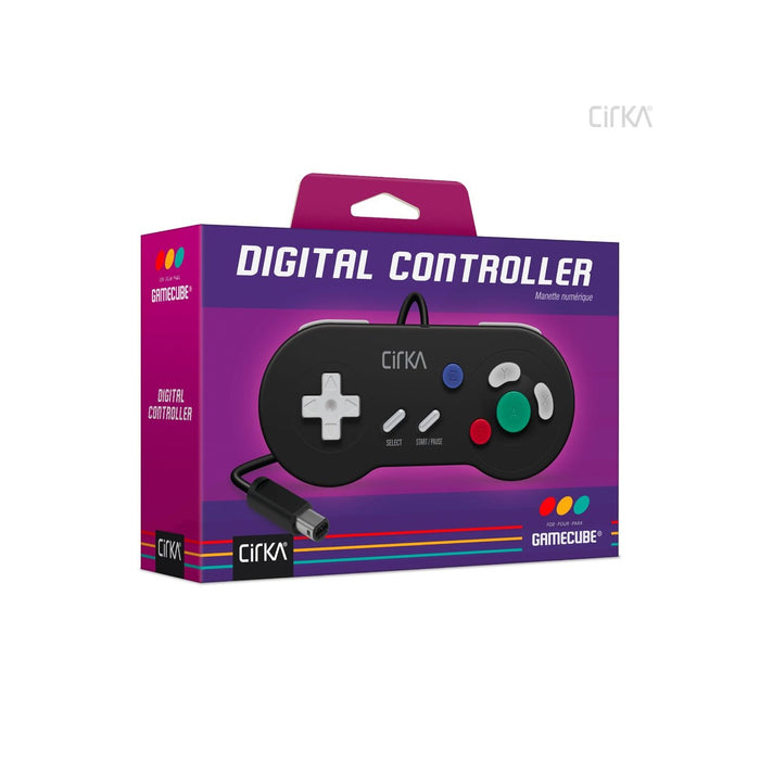 Digital Controller for GameCube® - CirKa (Black) - GameCube