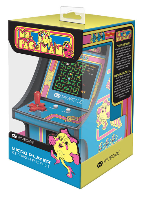 My Arcade Micro Player 6" Collectable Retro Arcade Machine - Ms Pac-Man